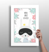 You Are Loved Aluminum Print.